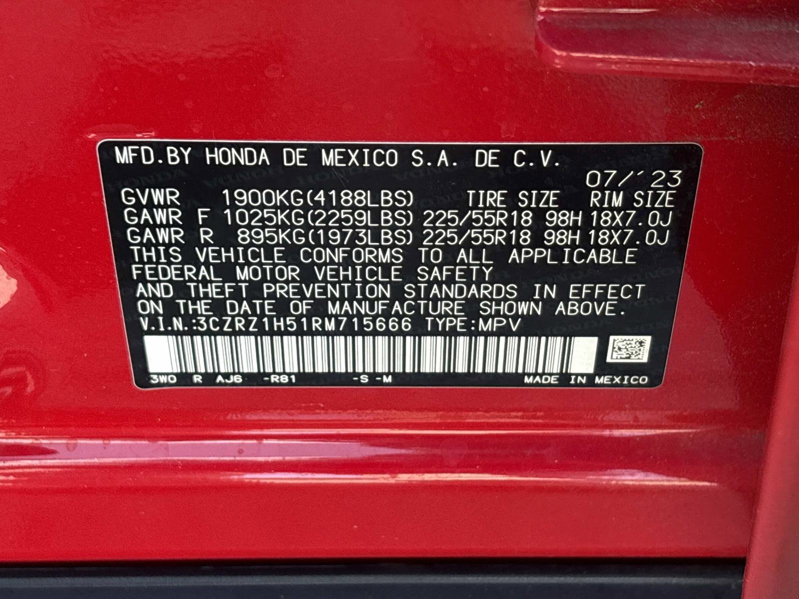 Used 2024 Honda HR-V Sport image 37