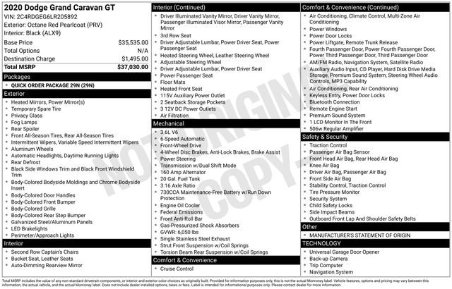 Used 2020 Dodge Grand Caravan GT FWD image 37