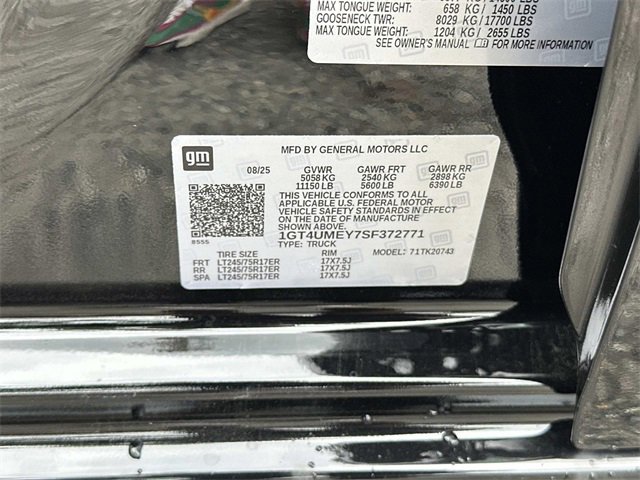 New 2025 GMC Sierra 2500 SLE w/ SLE Value Package; image 18