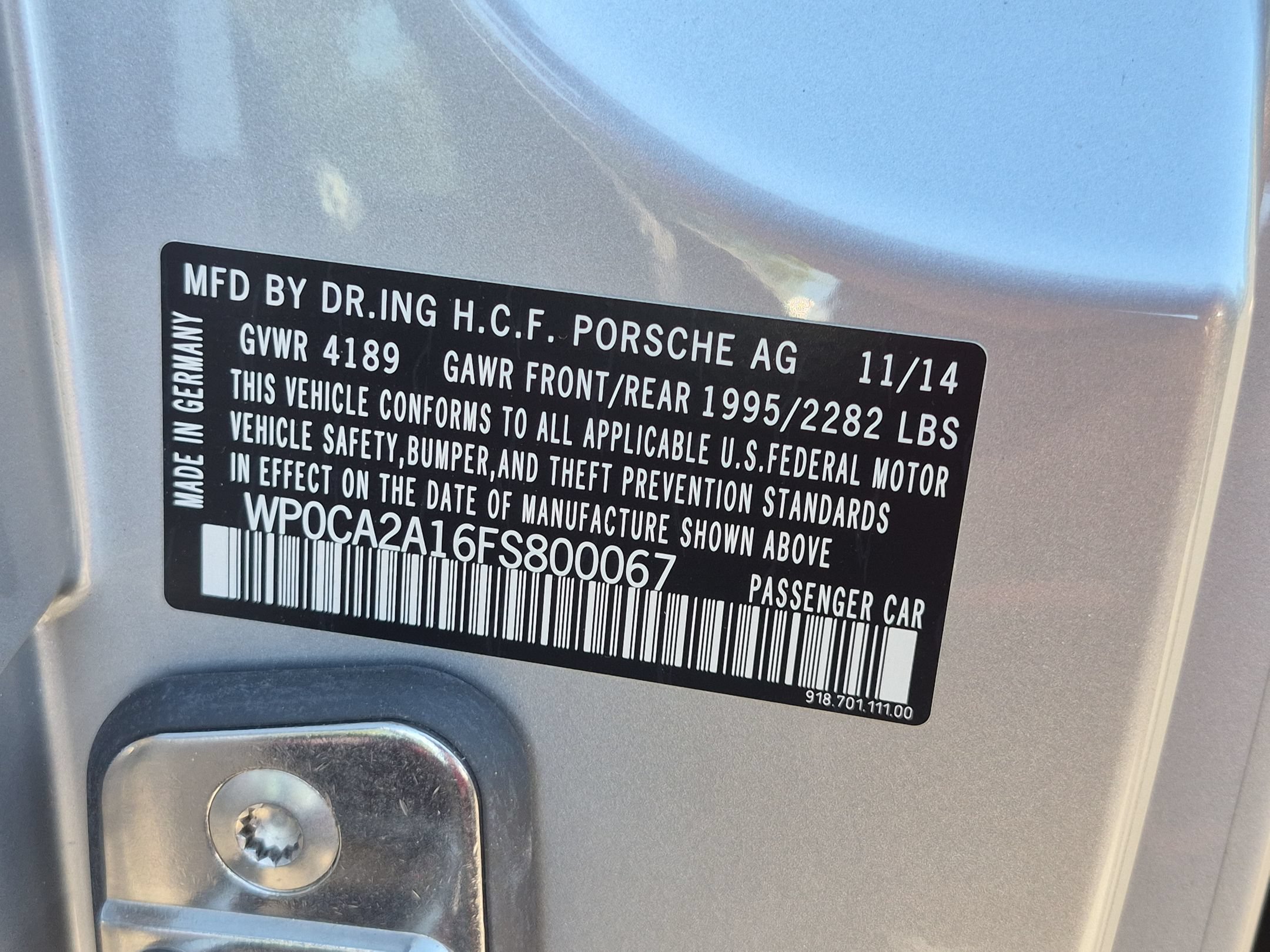 Used 2015 Porsche 918 Spyder AWD/4WD image 34