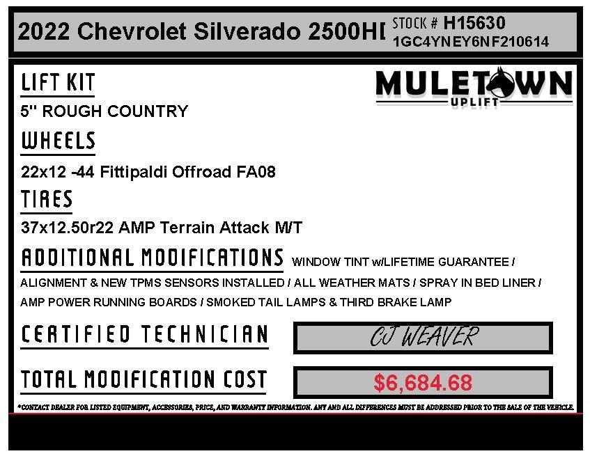 Used 2022 Chevrolet Silverado 2500 LT w/ All Star Edition image 2