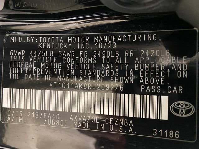 Used 2024 Toyota Camry LE FWD image 24