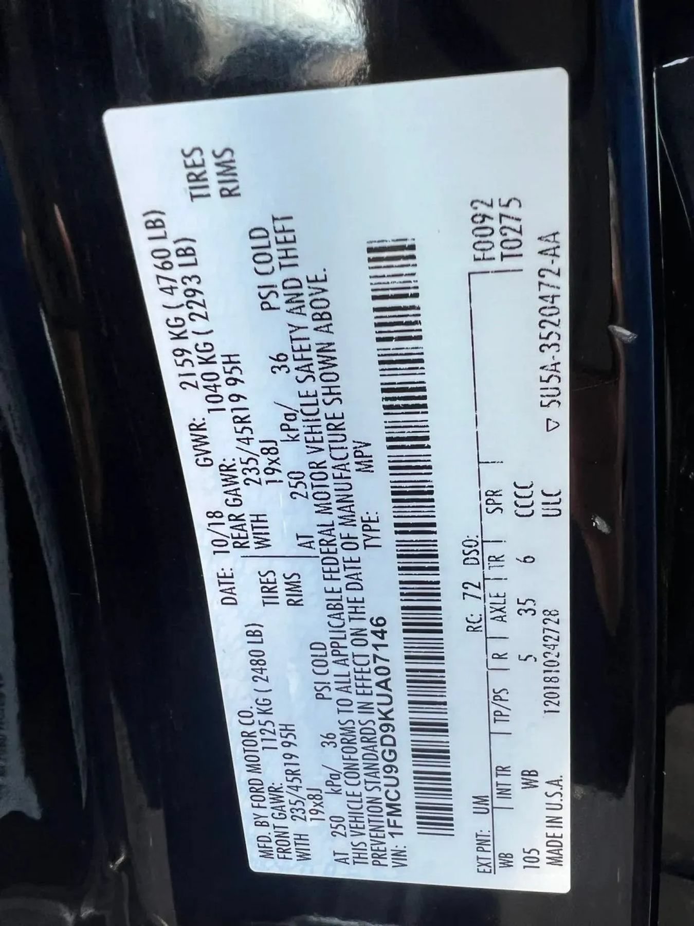 Used 2019 Ford Escape SE AWD/4WD image 31