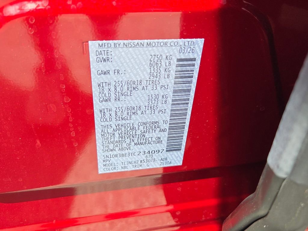 New 2026 Nissan Pathfinder SV image 4