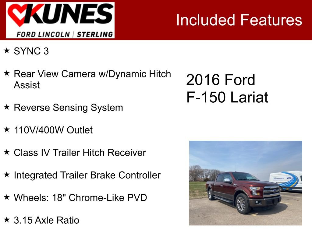 Used 2016 Ford F150 Lariat image 3