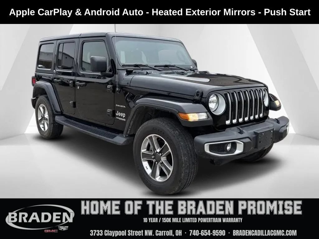 Used 2021 Jeep Wrangler Unlimited Sahara AWD/4WD image 1