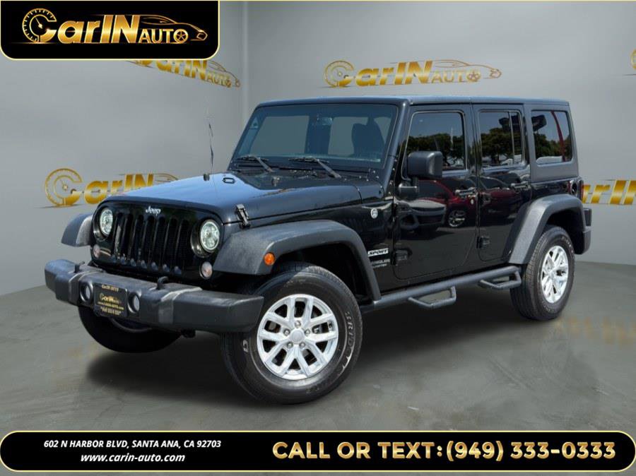 Used 2017 Jeep Wrangler Unlimited Sport w/ Quick Order Package 24S AWD/4WD image 1