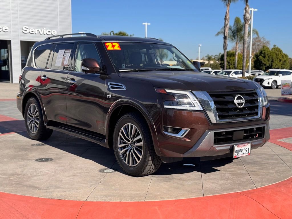 Certified 2022 Nissan Armada SL w/ Captain's Chairs Package video 2