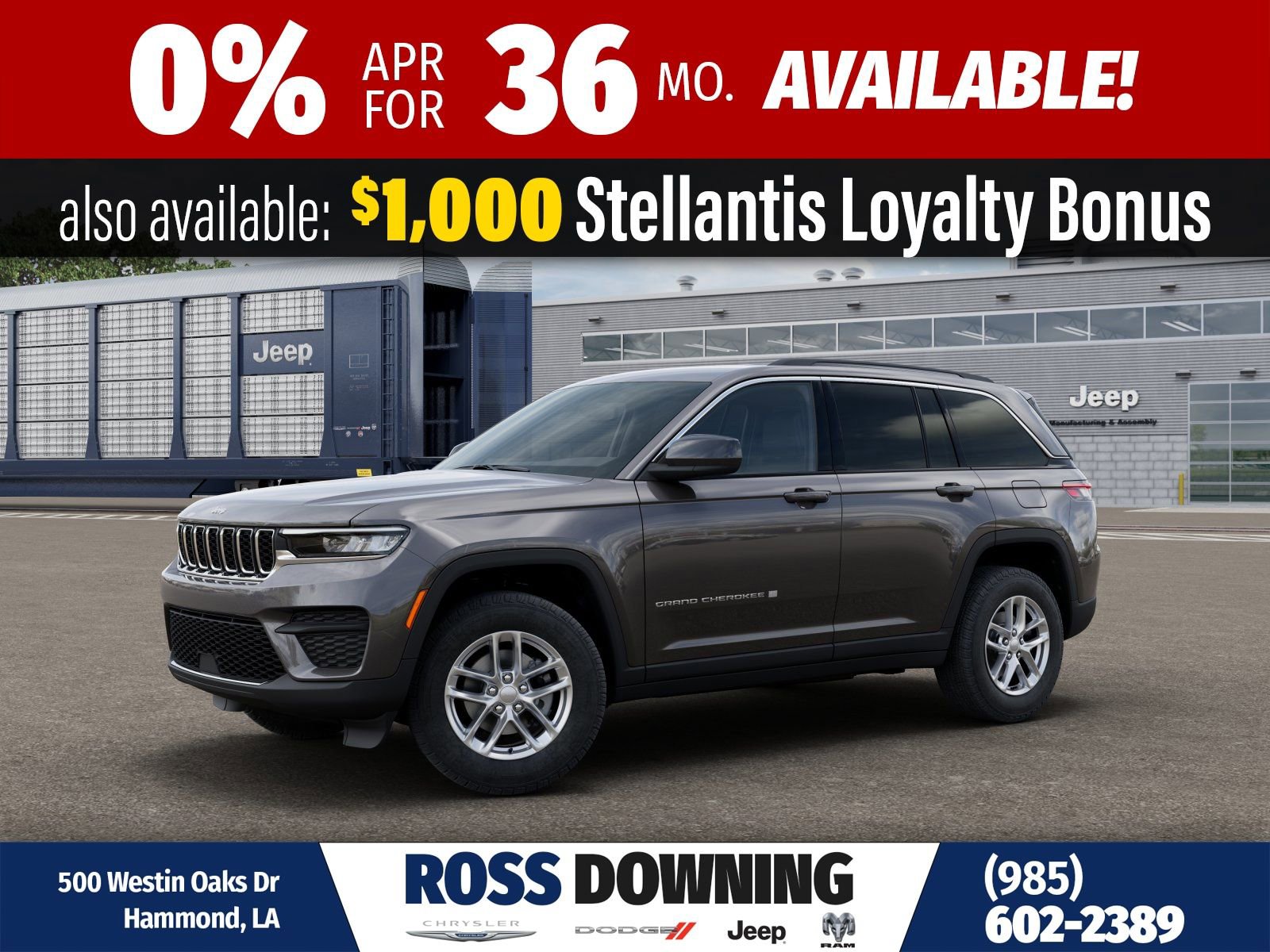 New 2026 Jeep Grand Cherokee Laredo image 1