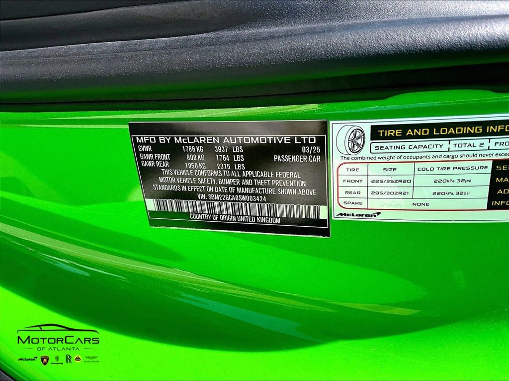 Used 2025 McLaren GTS RWD image 26