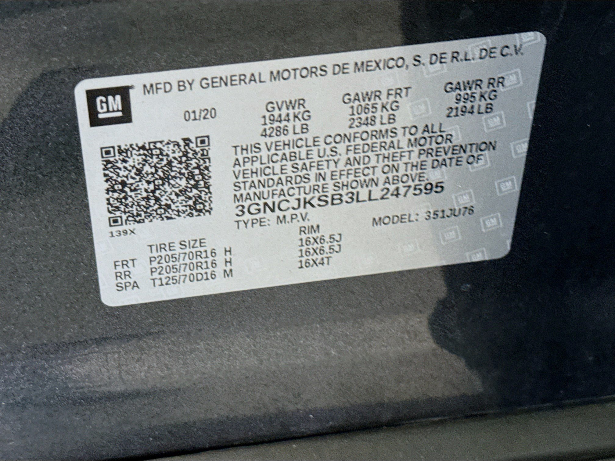 Used 2020 Chevrolet Trax LS w/ Tint and Cruise Package FWD image 39