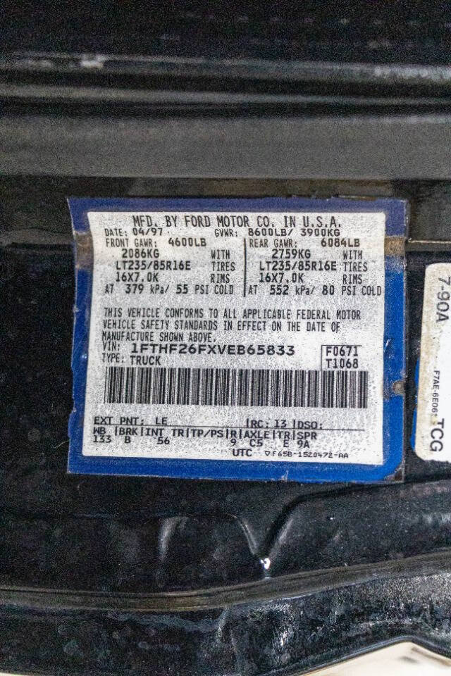 Used 1997 Ford F250 4x4 Regular Cab Heavy Duty image 16