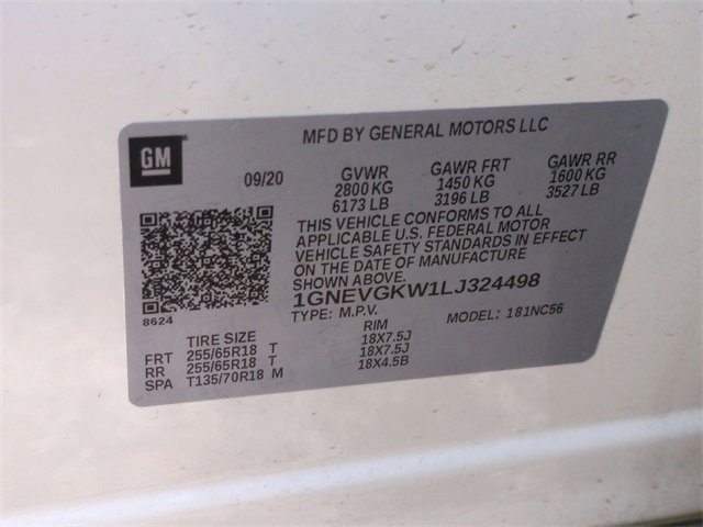 Used 2020 Chevrolet Traverse LT w/ Driver Confidence II Package image 33