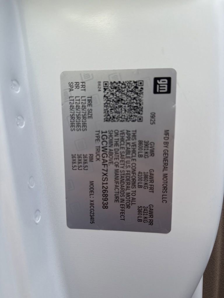 New 2025 Chevrolet Express 2500 w/ Driver Convenience Package image 28