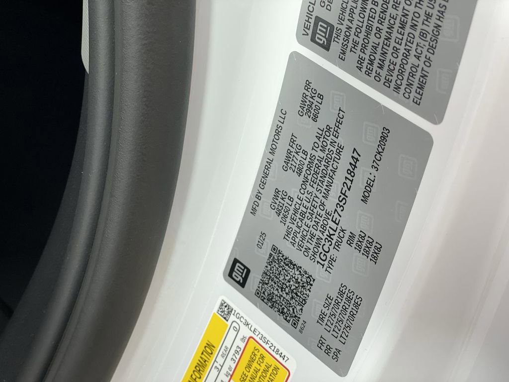 New 2025 Chevrolet Silverado 2500 W/T image 30