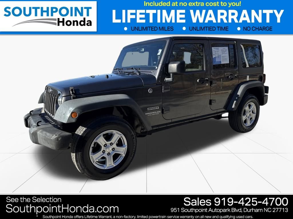 Used 2017 Jeep Wrangler Unlimited Sport w/ Quick Order Package 24S video 3