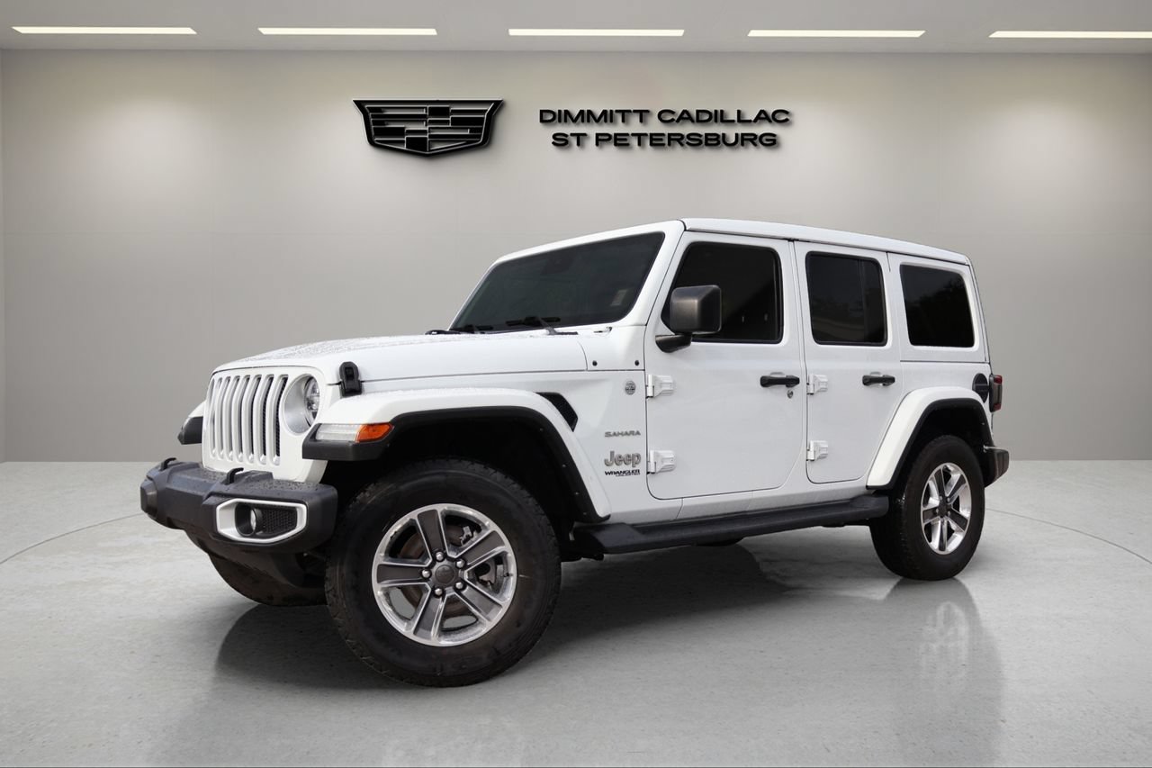 Used 2021 Jeep Wrangler Unlimited Sahara AWD/4WD image 1