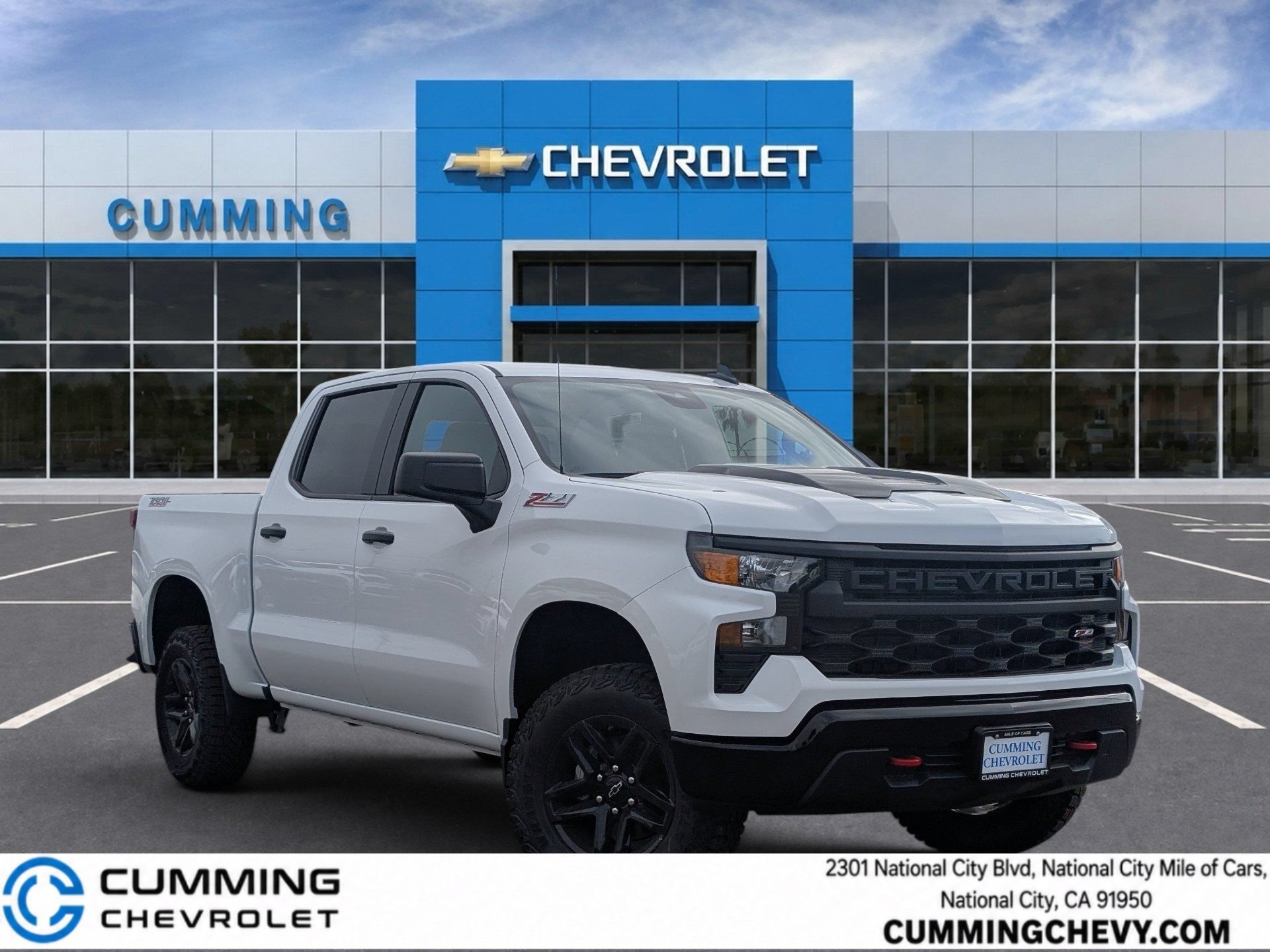 New 2026 Chevrolet Silverado 1500 Custom Trail Boss AWD/4WD image 1