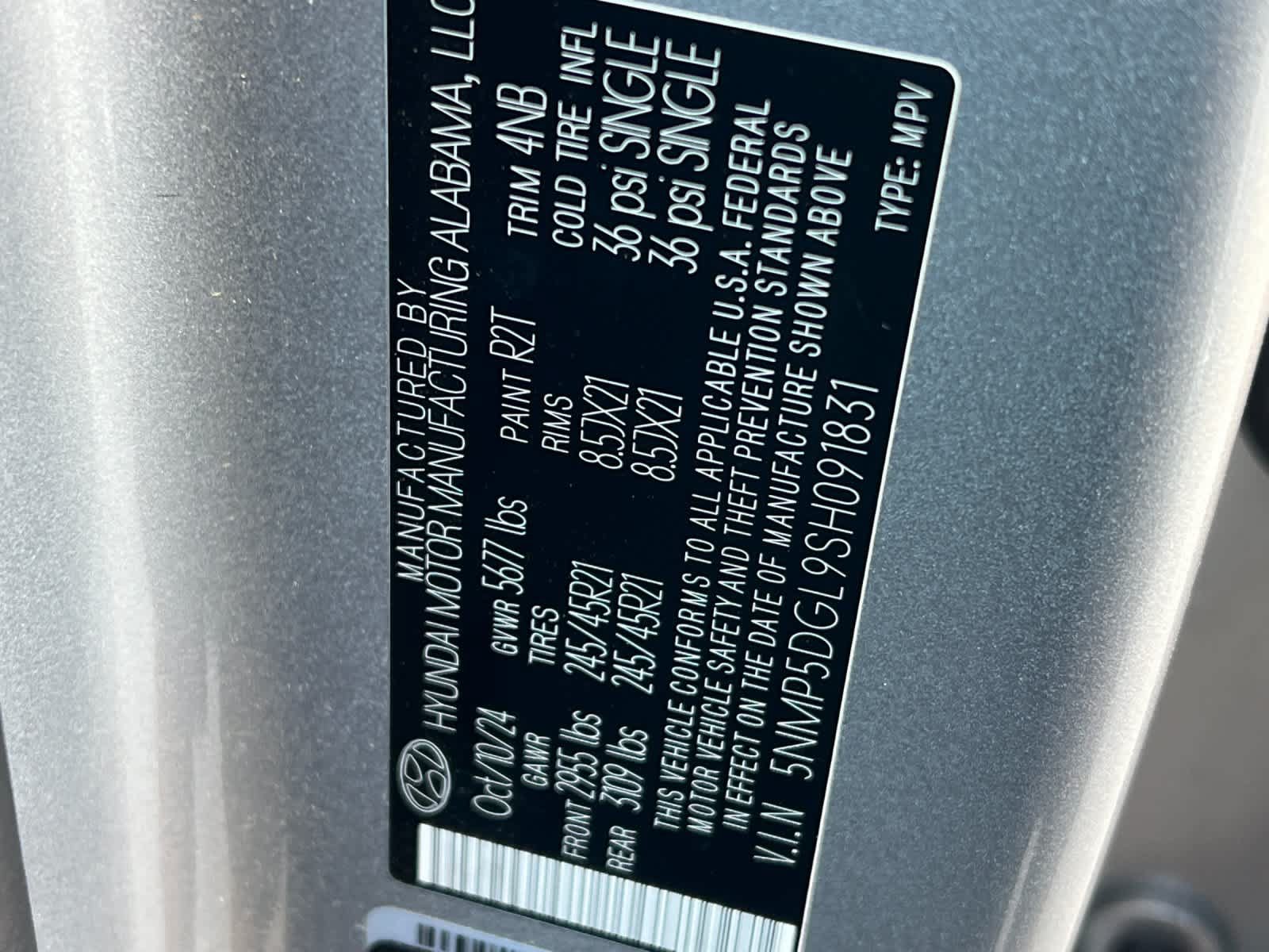 Certified 2025 Hyundai Santa Fe Calligraphy AWD/4WD image 33