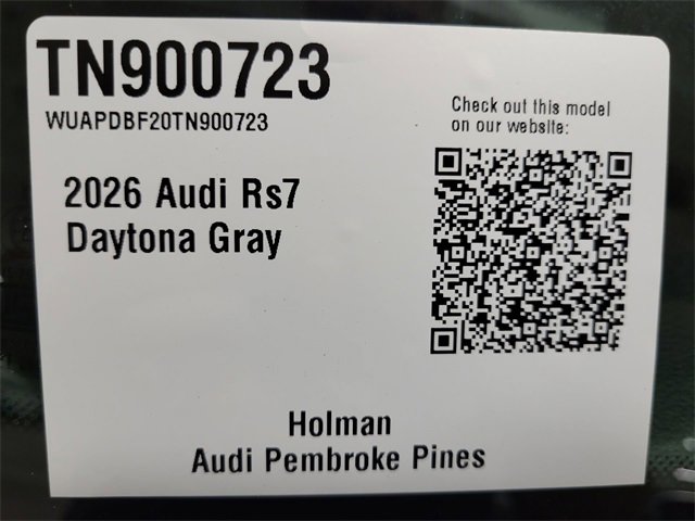 New 2026 Audi RS 7 Performance image 23