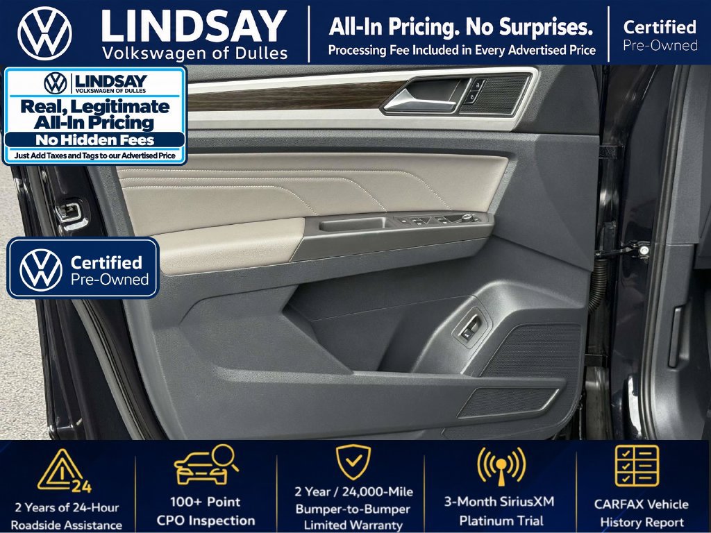 Certified 2023 Volkswagen Atlas SE w/ Panoramic Sunroof Package AWD/4WD image 10