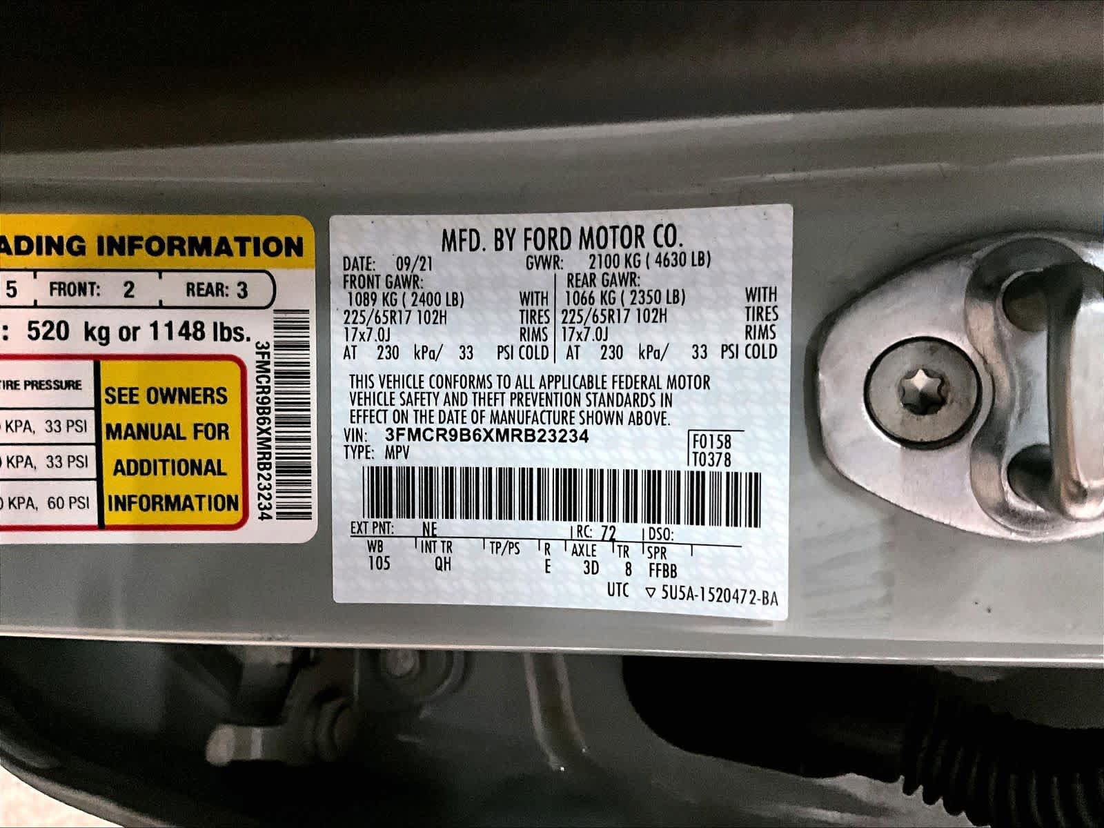 Used 2021 Ford Bronco Sport Big Bend image 32