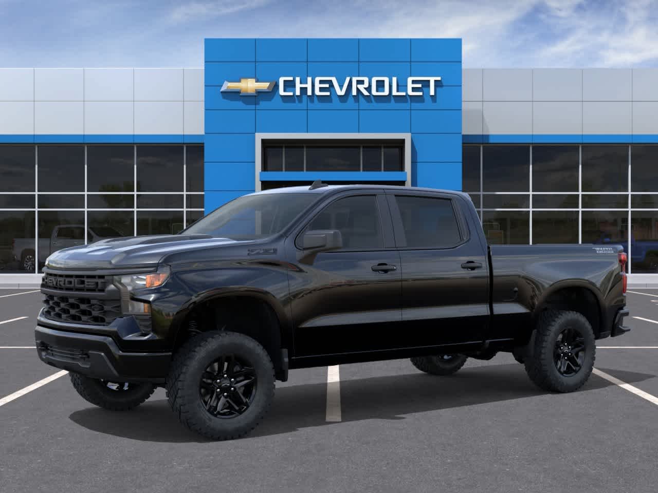New 2026 Chevrolet Silverado 1500 Custom Trail Boss w/ Midnight Edition AWD/4WD image 2
