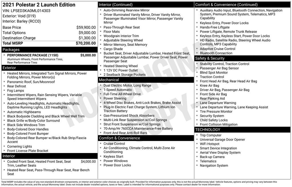 Used 2021 Polestar Polestar 2 w/ Performance Package image 31