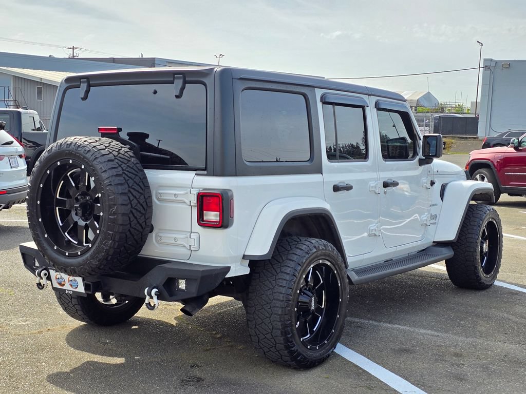Used 2020 Jeep Wrangler Unlimited Sahara w/ Uconnect 4C Nav & Sound Group AWD/4WD image 8