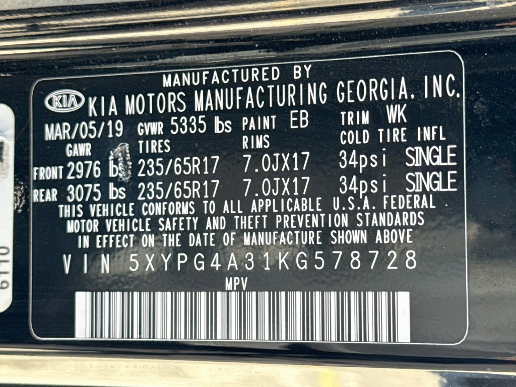 Used 2019 Kia Sorento L FWD image 38