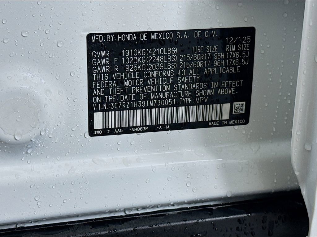 New 2026 Honda HR-V LX image 29