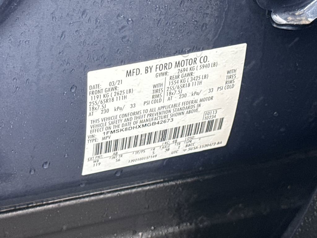 Used 2021 Ford Explorer XLT w/ Equipment Group 202A image 34