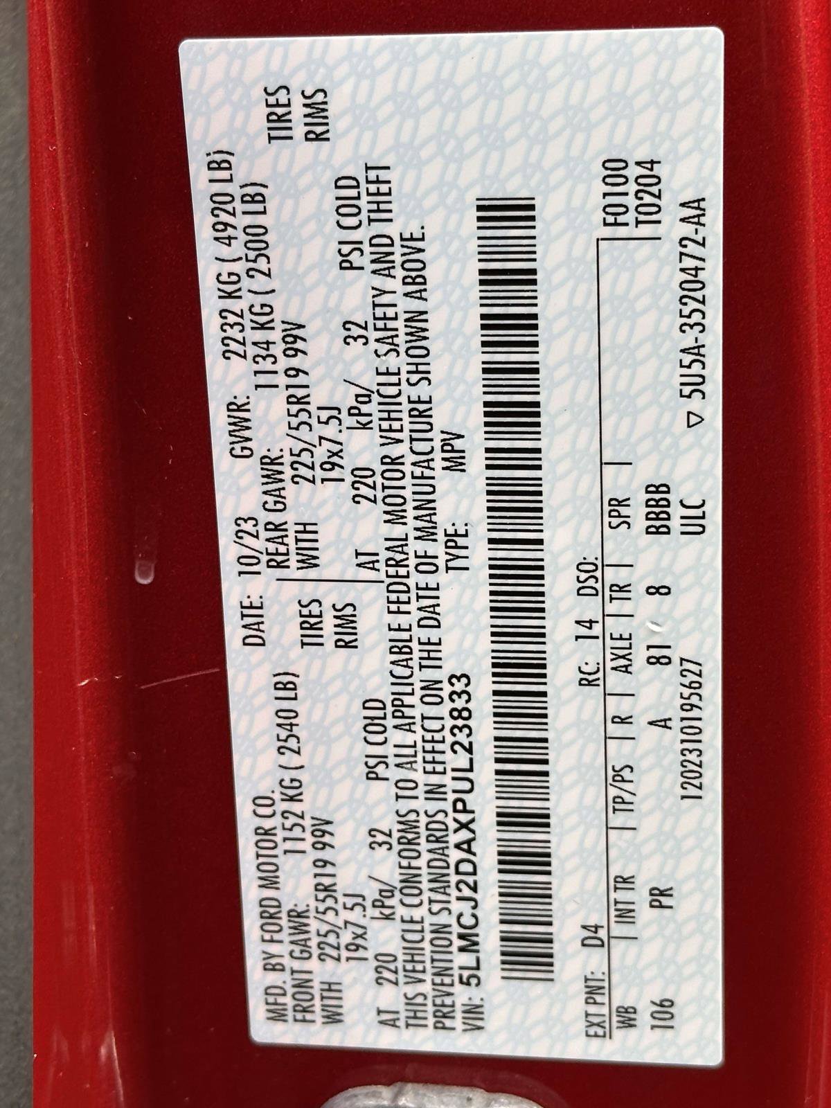 Used 2023 Lincoln Corsair Reserve w/ Equipment Group 201A image 31