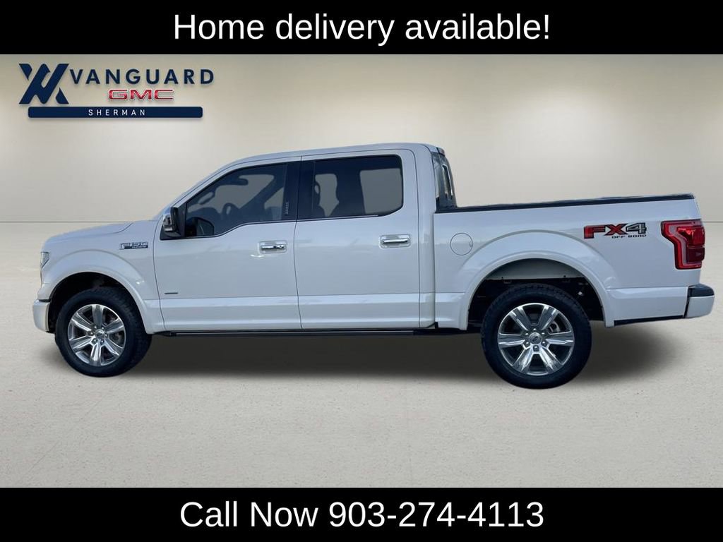 Used 2015 Ford F150 Platinum w/ Max Trailer Tow Package image 2