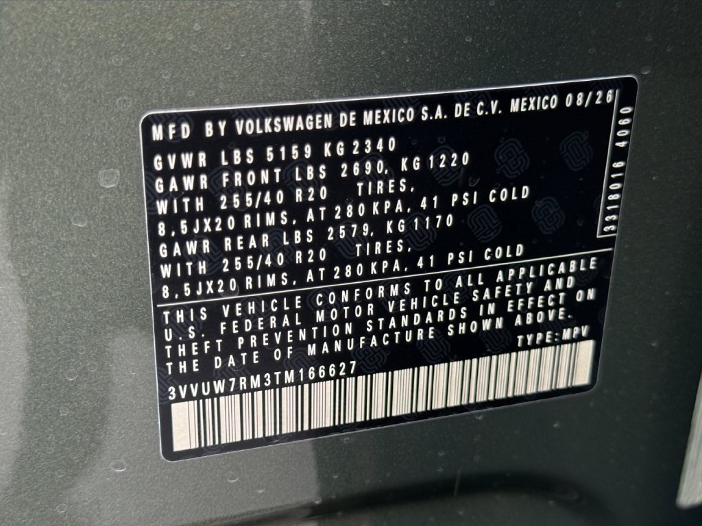 New 2026 Volkswagen Tiguan SEL R-Line AWD/4WD image 30