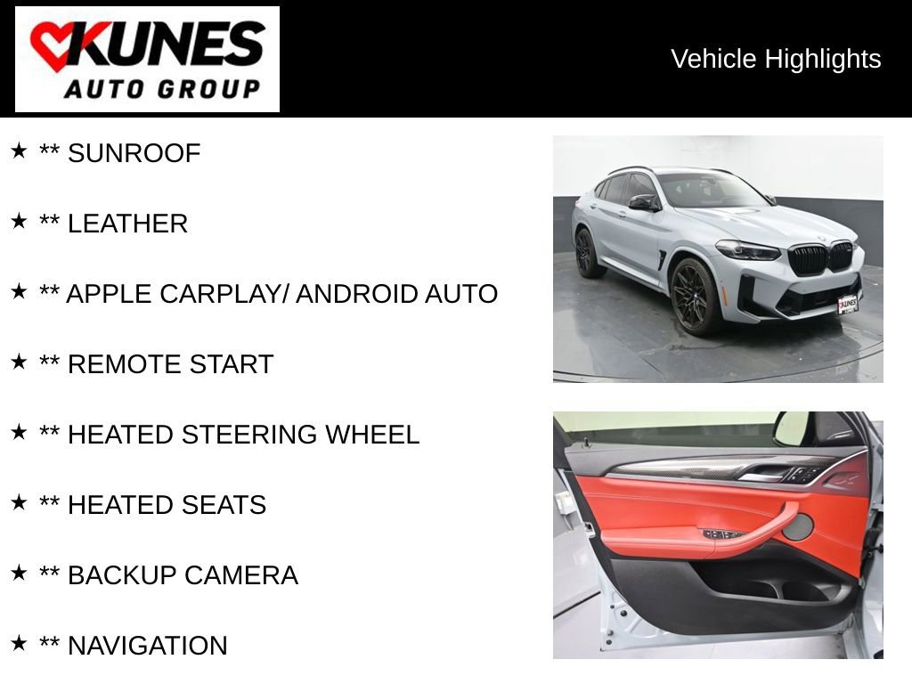 Used 2022 BMW X4 M w/ Competition Package image 2