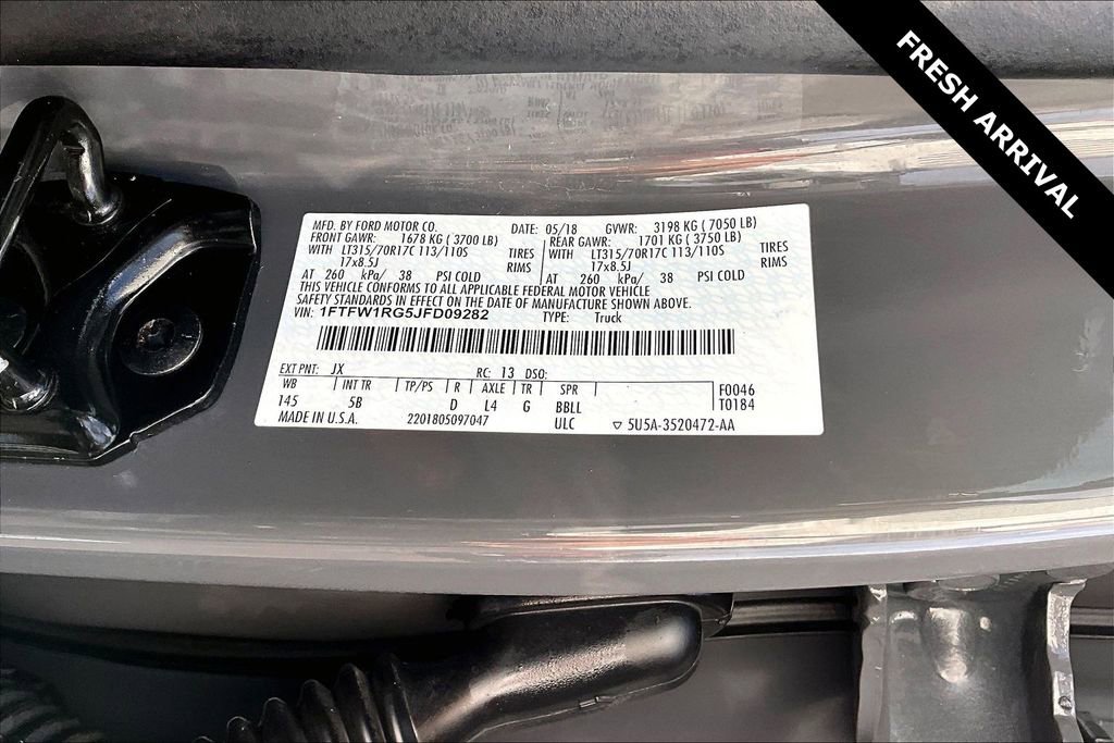 Used 2018 Ford F150 Raptor w/ Equipment Group 802A Luxury image 18