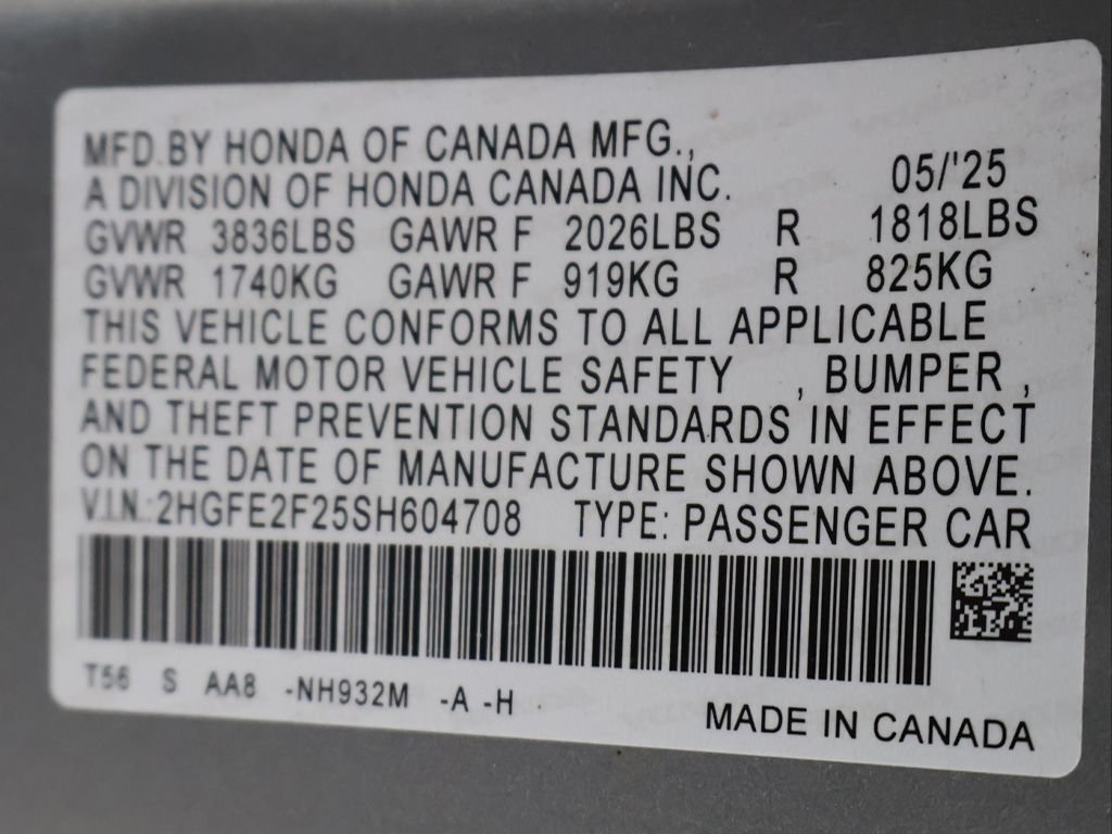 Used 2025 Honda Civic LX image 42