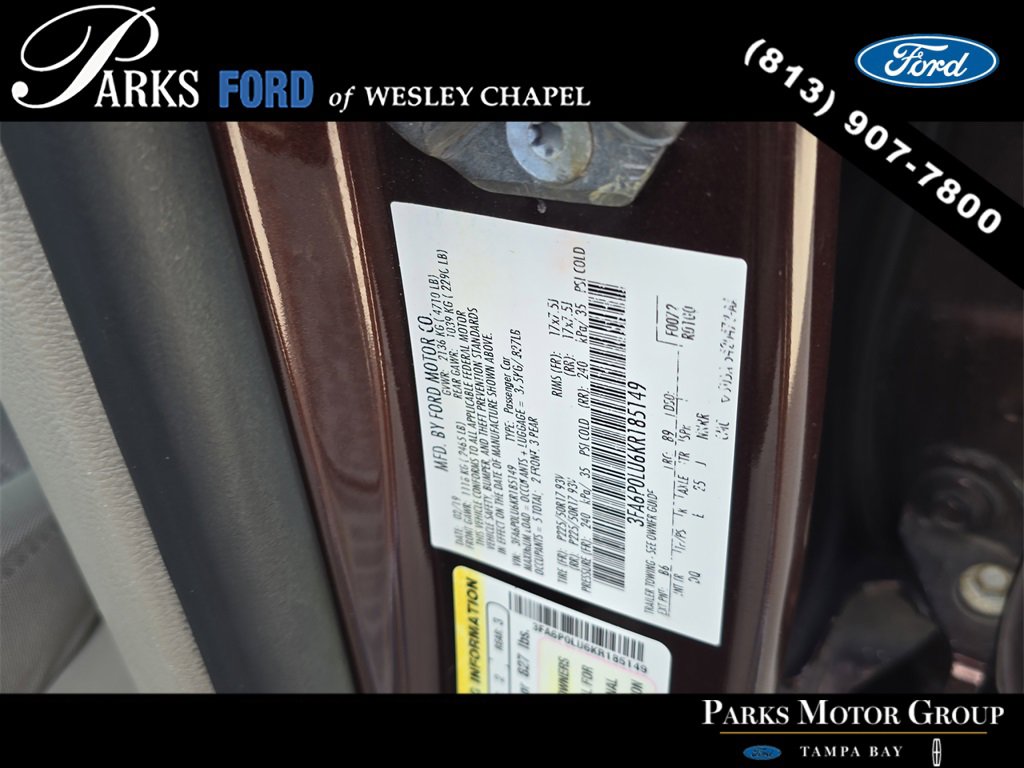 Certified 2019 Ford Fusion SE image 36
