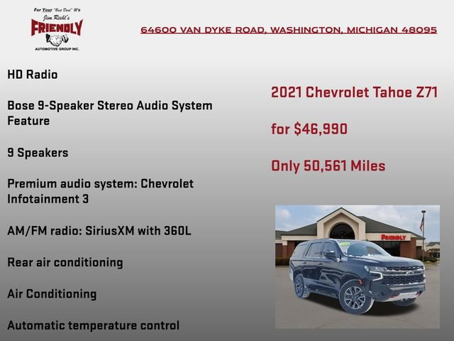 Used 2021 Chevrolet Tahoe Z71 image 20