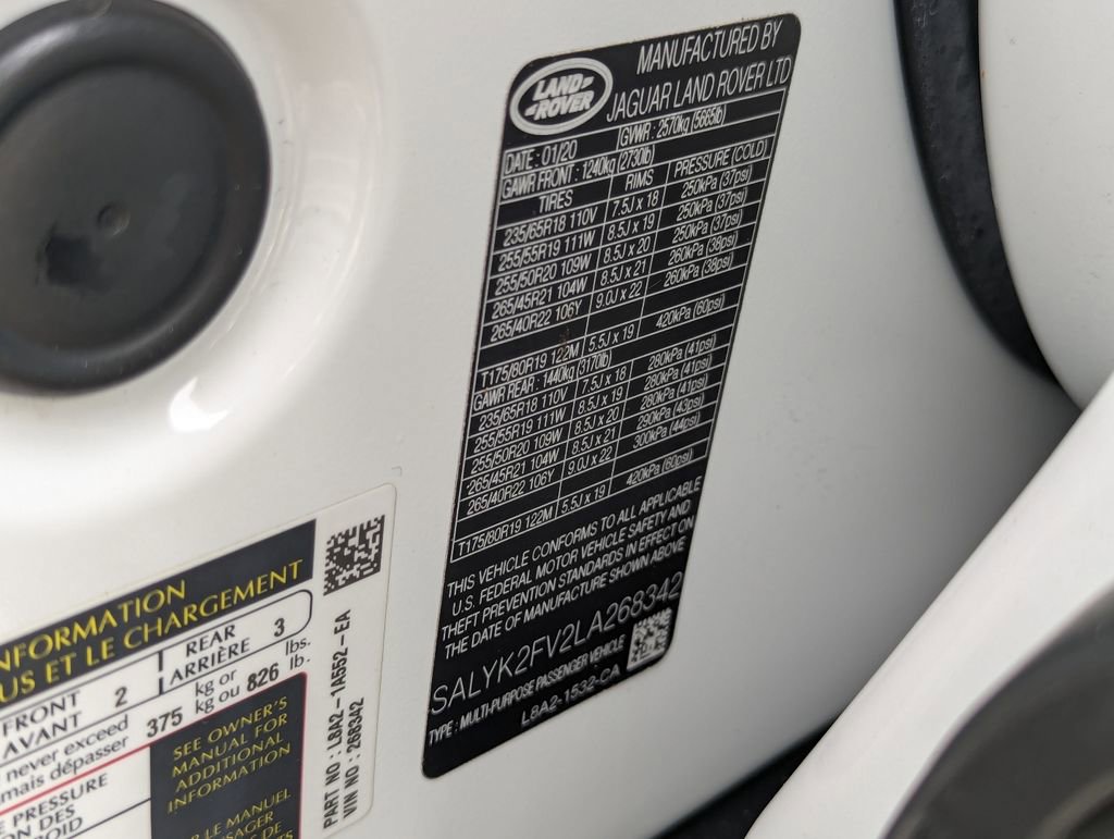 Used 2020 Land Rover Range Rover Velar R-Dynamic S image 43