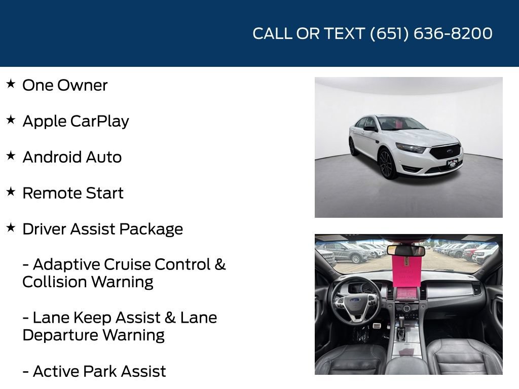 Used 2017 Ford Taurus SHO w/ Driver Assist Package AWD/4WD image 5