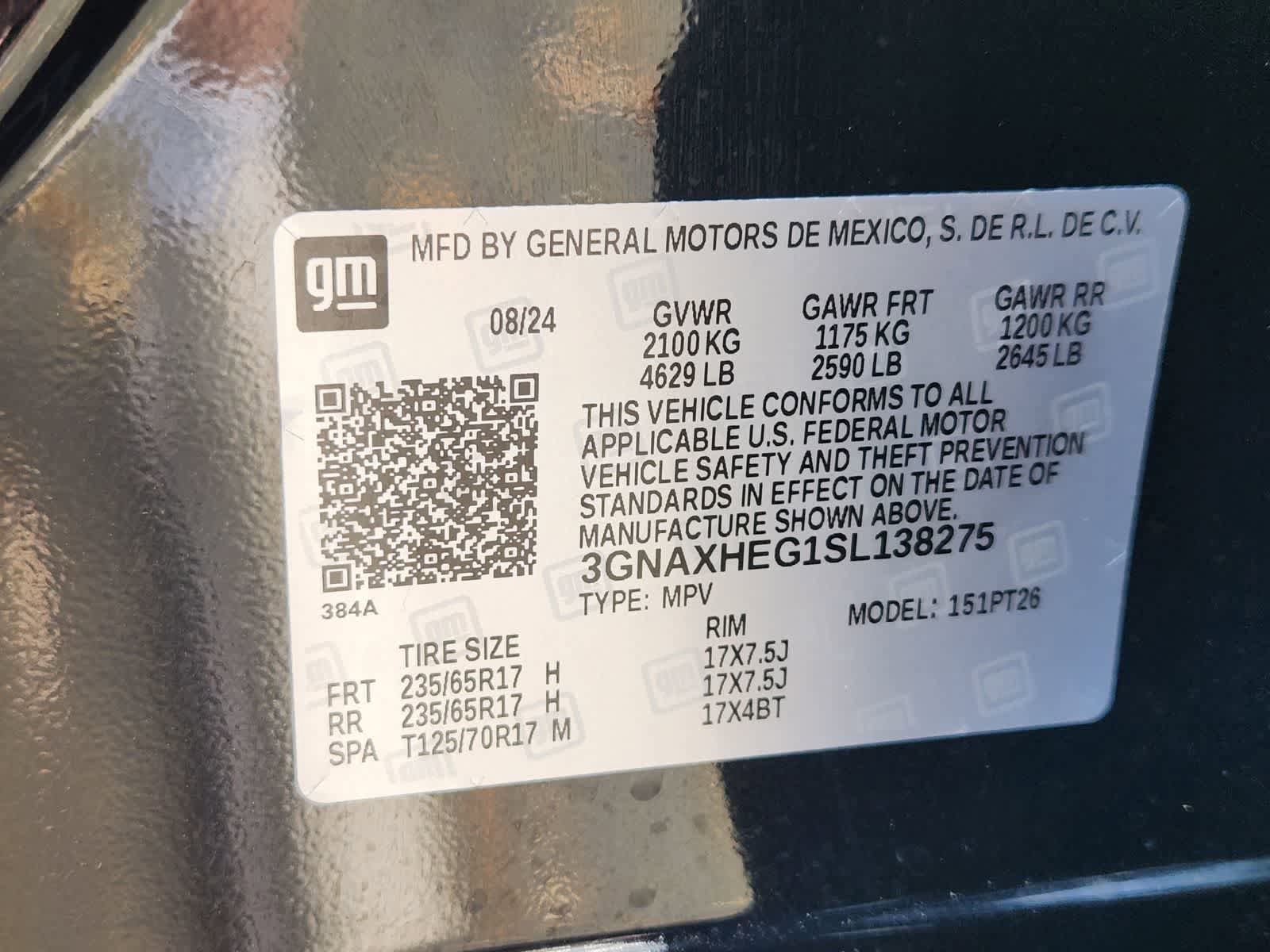 Used 2025 Chevrolet Equinox LT w/ Safety and Technology Package FWD image 32