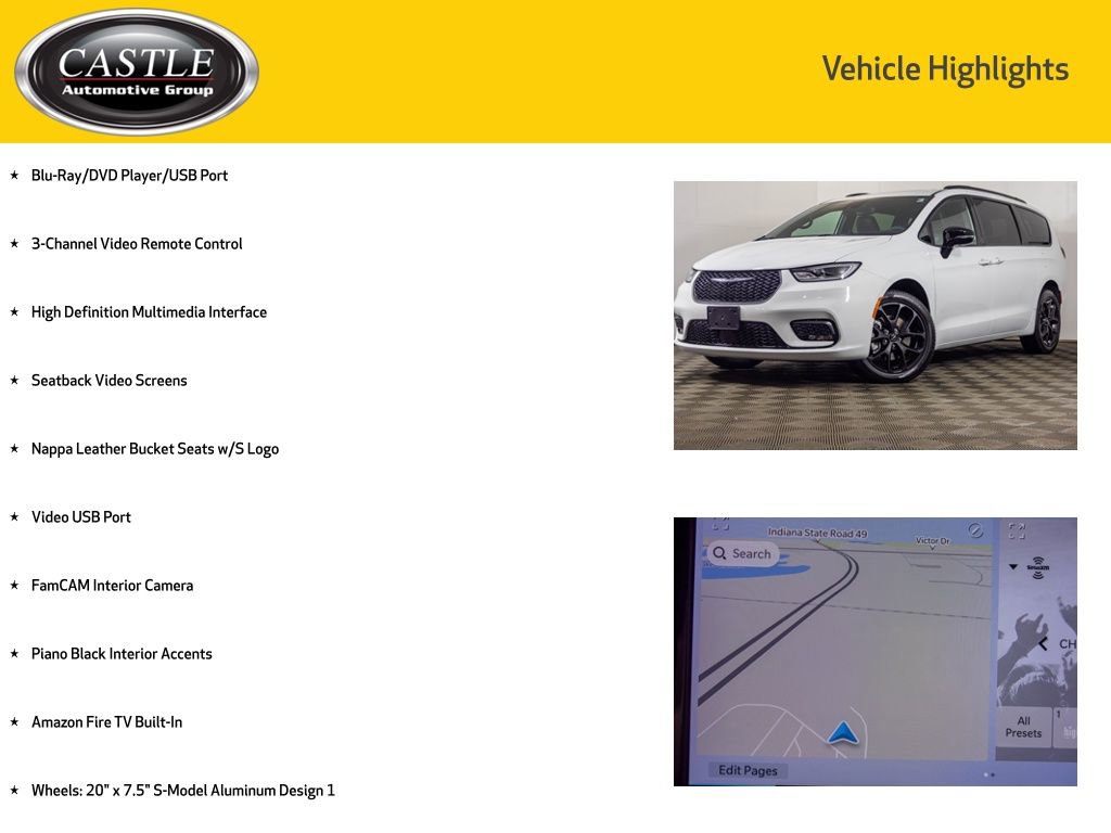 Used 2023 Chrysler Pacifica Limited w/ Uconnect Theater Family Group image 16