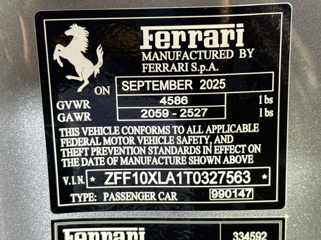 Certified 2026 Ferrari 12Cilindri RWD image 30