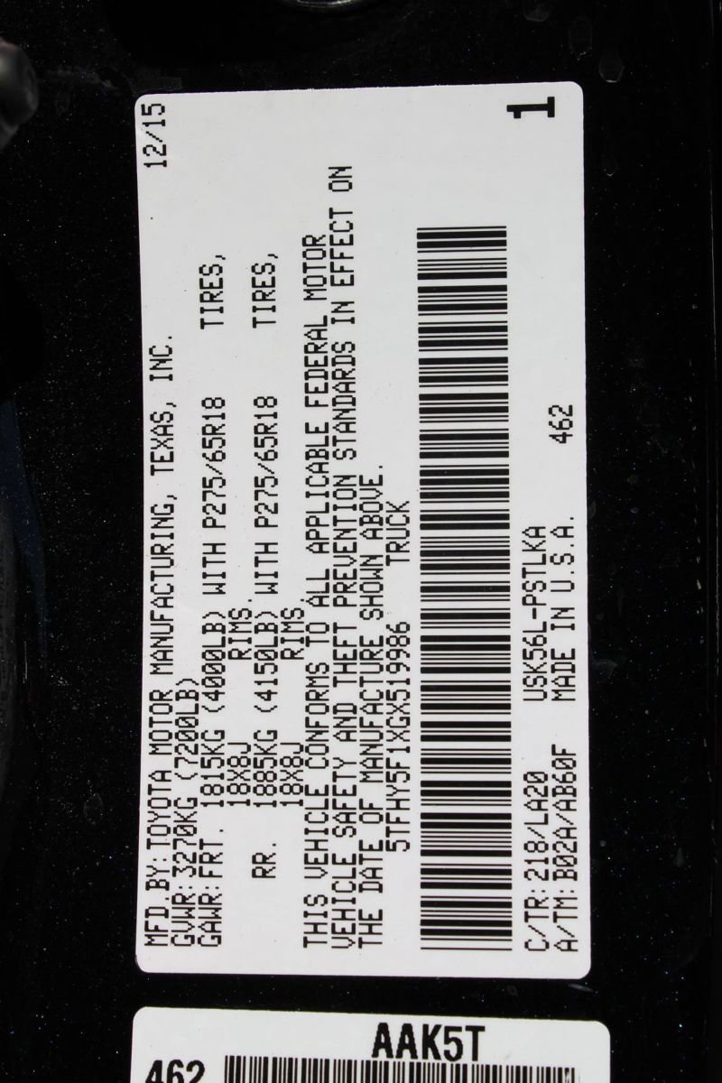 Used 2016 Toyota Tundra Limited w/ Limited Premium Package image 19