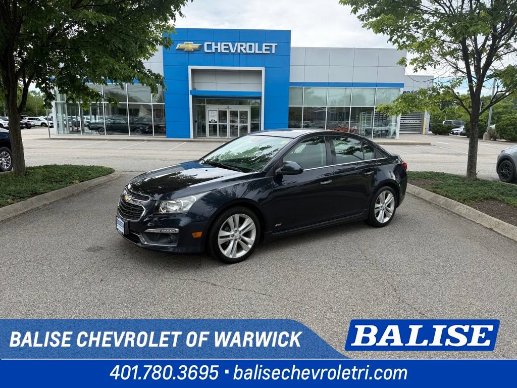 Used 2015 Chevrolet Cruze LTZ w/ Sun, Sound and Sport Package FWD image 1