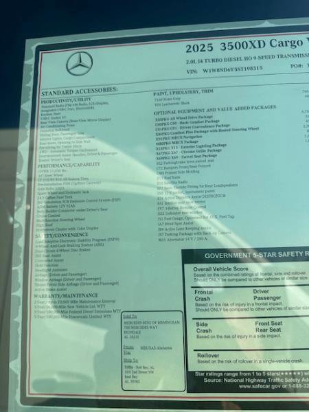 Used 2025 Mercedes-Benz Sprinter 3500 image 17