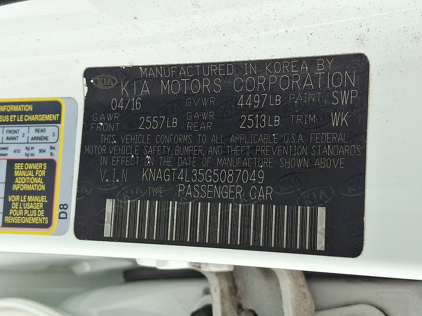 Used 2016 Kia Optima LX FWD image 27