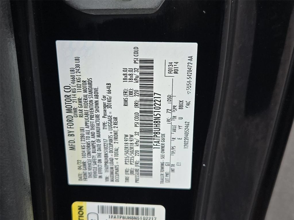 Used 2022 Ford Mustang Premium RWD image 23